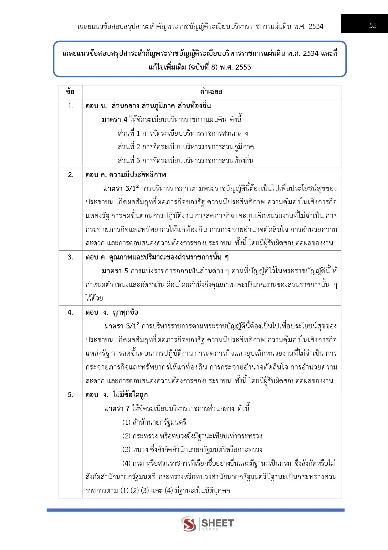 แนวข้อสอบ นักจัดการงานทั่วไปปฏิบัติการ สำนักงานปลัดกระทรวงการท่องเที่ยวและกีฬา [มี.ค.2569]