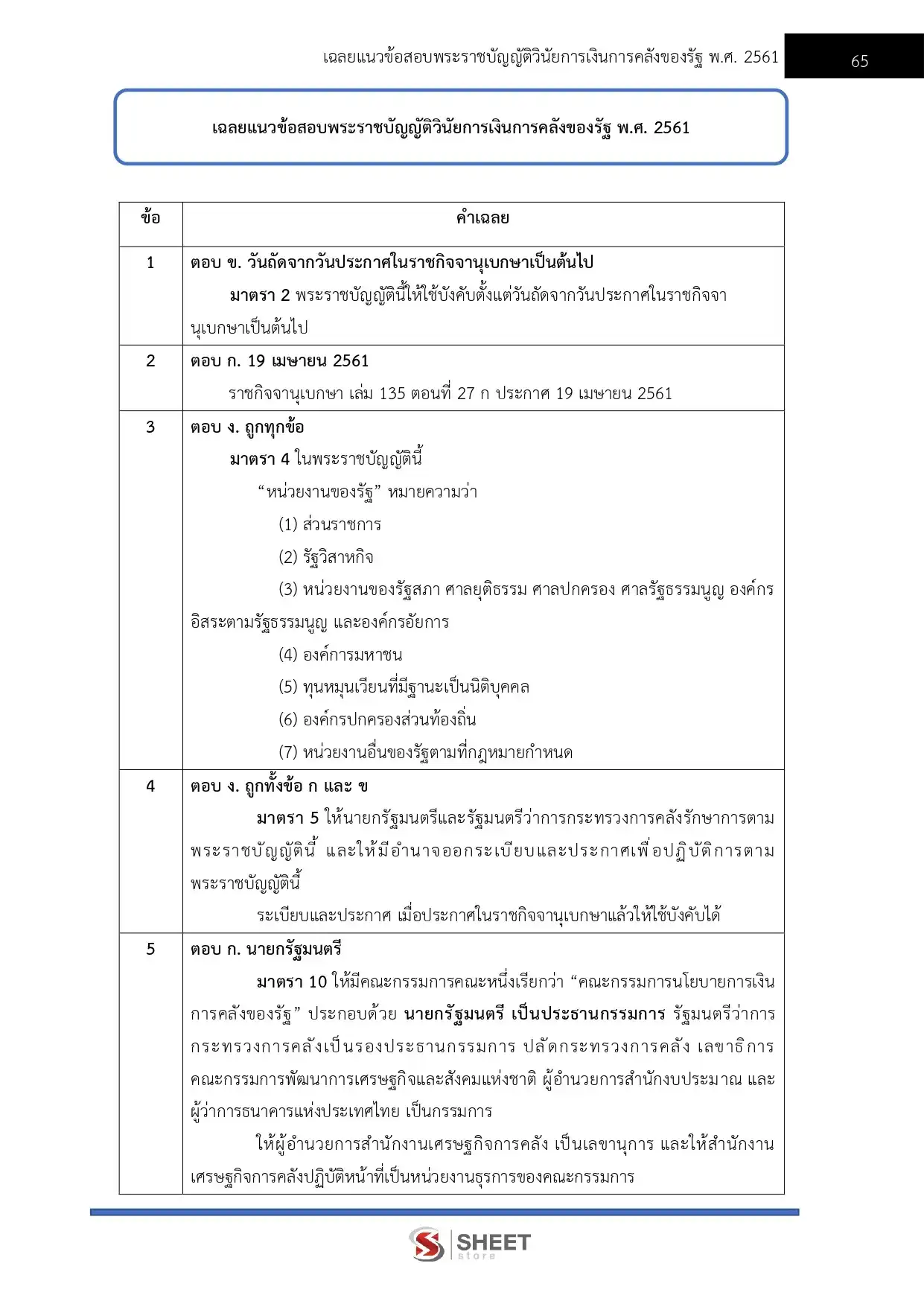 แนวข้อสอบ นักวิชาการเงินและบัญชี (ส่วนกลาง) กรมวิชาการเกษตร [ก.ค. 2569]