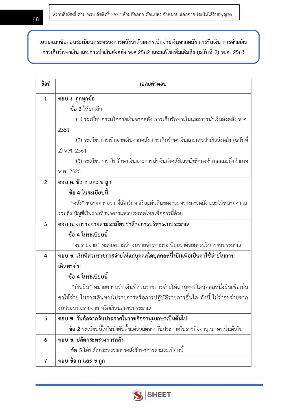 แนวข้อสอบ เจ้าพนักงานการคลัง กรมบัญชีกลาง[ ส.ค. 2569]