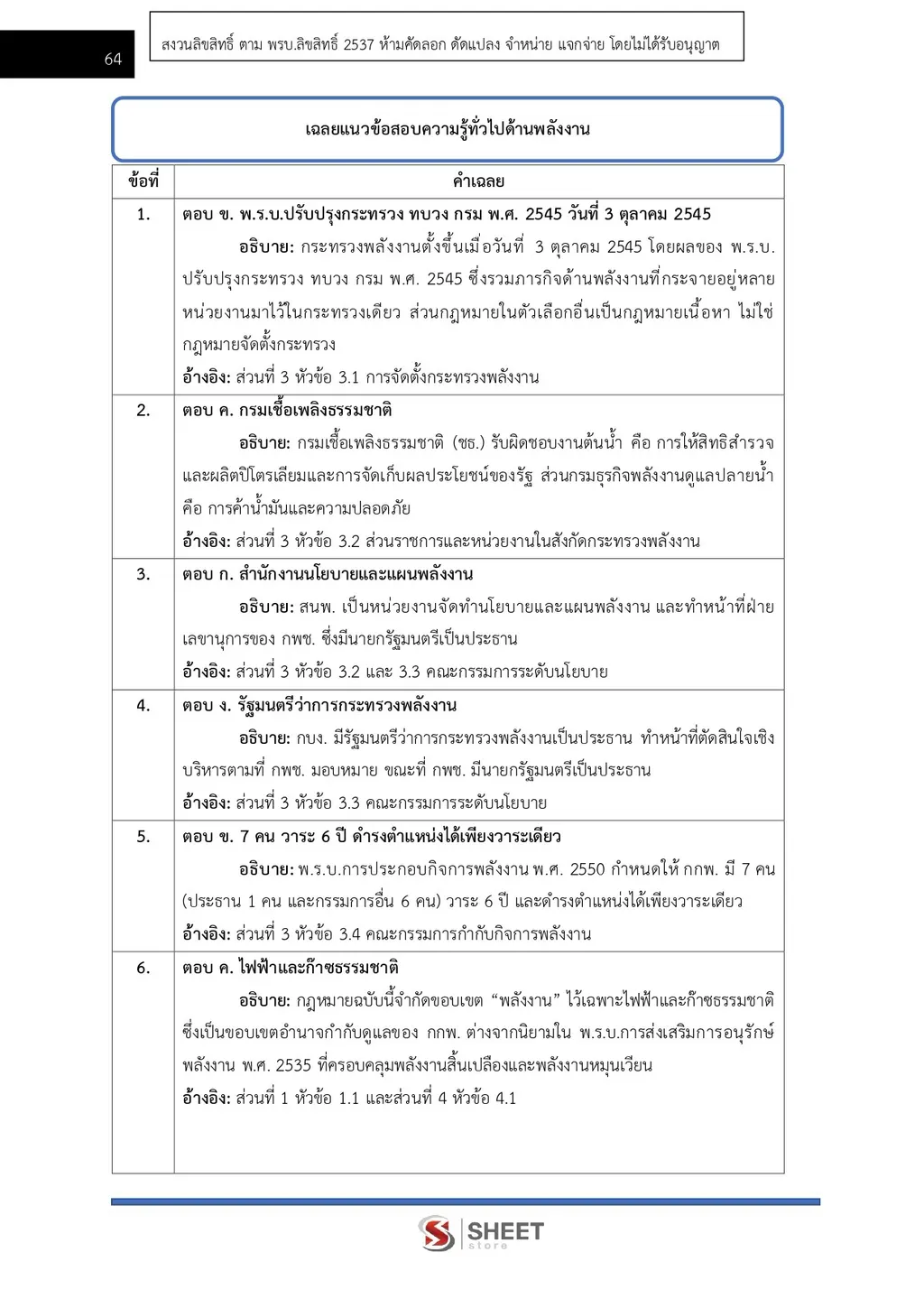 แนวข้อสอบ นักทรัพยากรบุคคล สำนักงานปลัดกระทรวงพลังงาน [ฉบับปรับปรุง ก.ย. 2569]