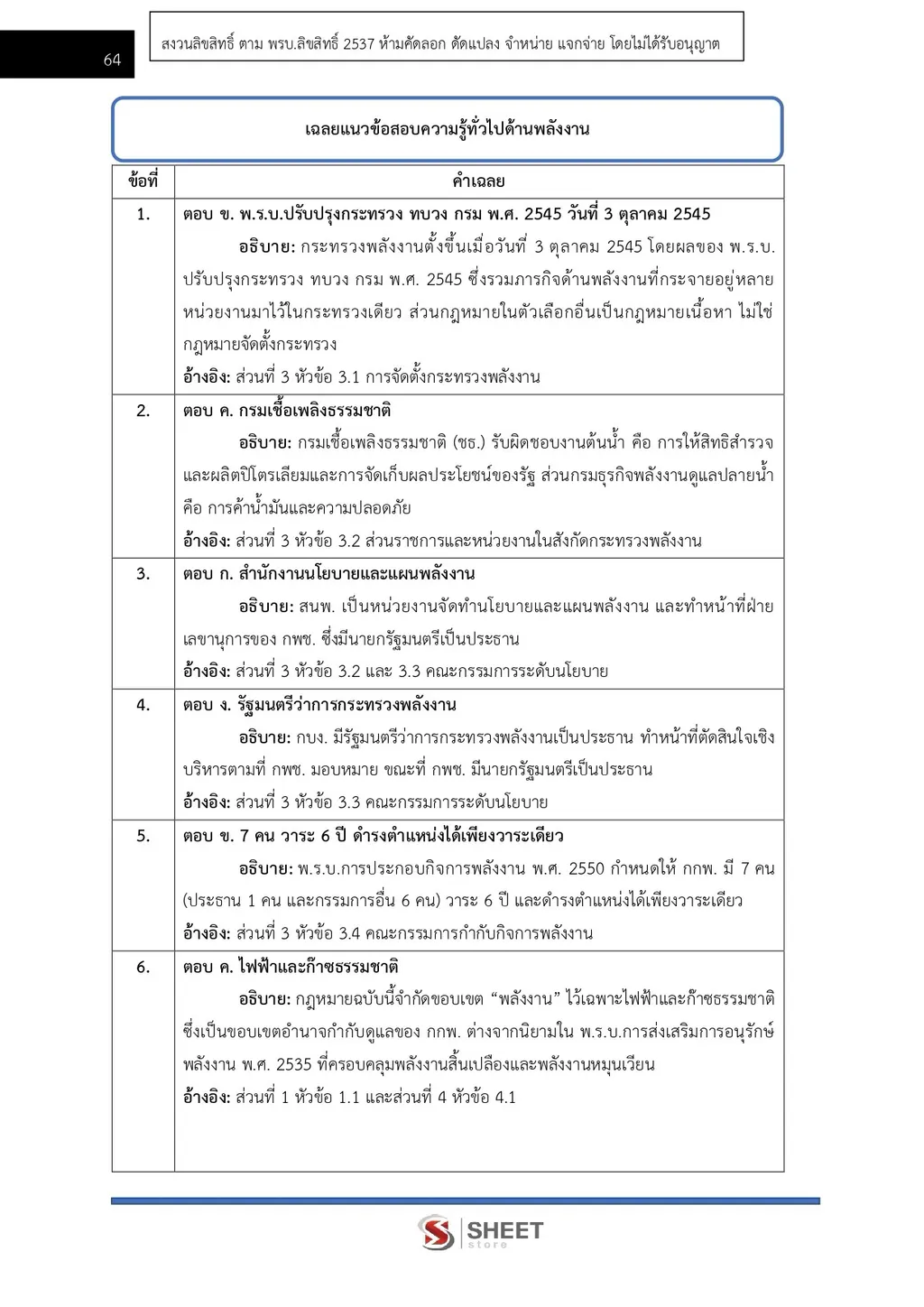 แนวข้อสอบ นักจัดการงานทั่วไป สำนักงานปลัดกระทรวงพลังงาน [ฉบับปรับปรุง ก.ย. 2569]