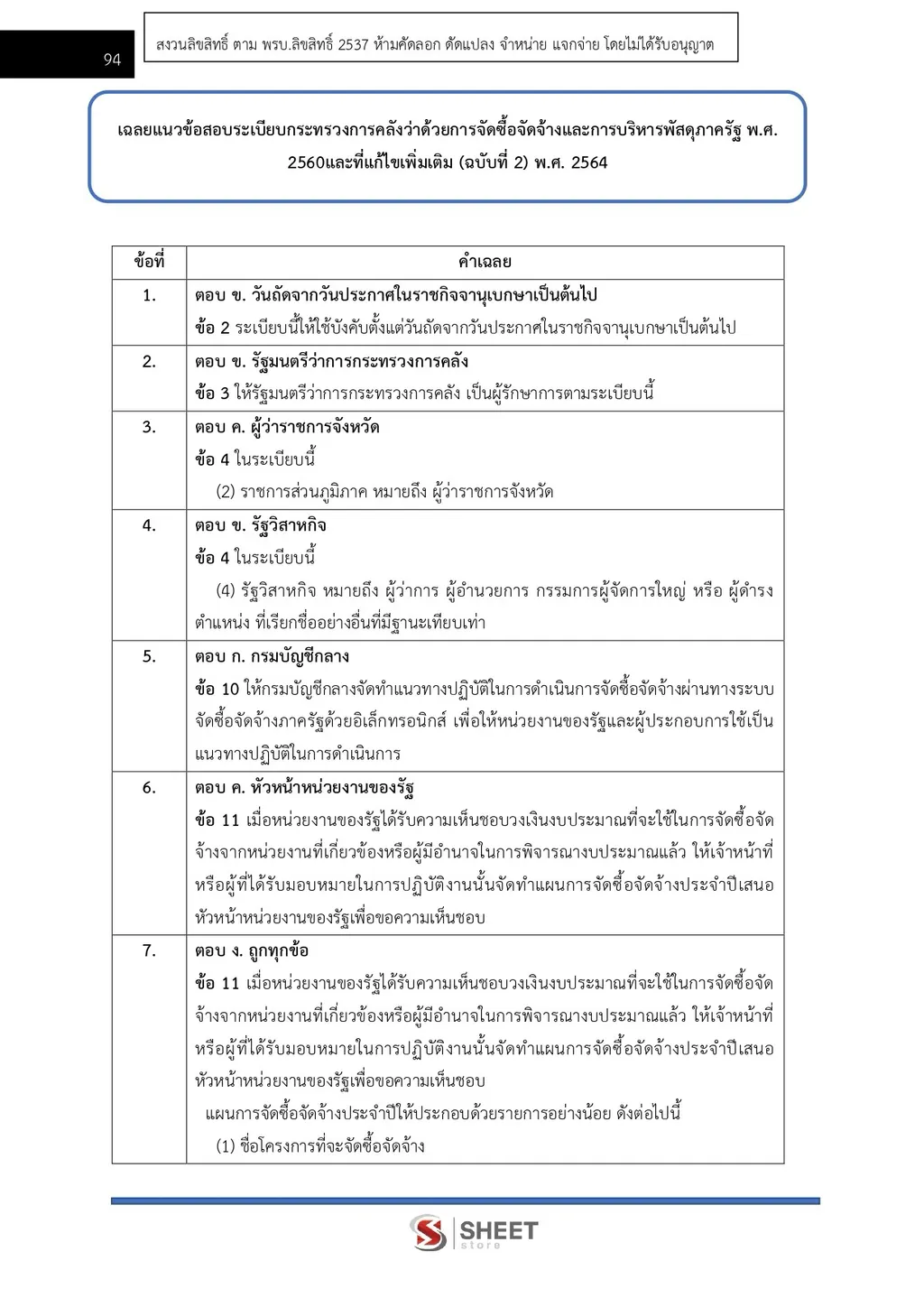 ตัวอย่างเนื้อหา แนวข้อสอบ เจ้าพนักงานพัสดุปฏิบัติงาน กรมที่ดิน [ต.ค. 2569] หน้า 4