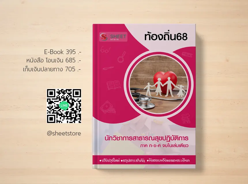แนวข้อสอบ นักวิชาการสาธารณสุข อปท 68 อัพเดตล่าสุ